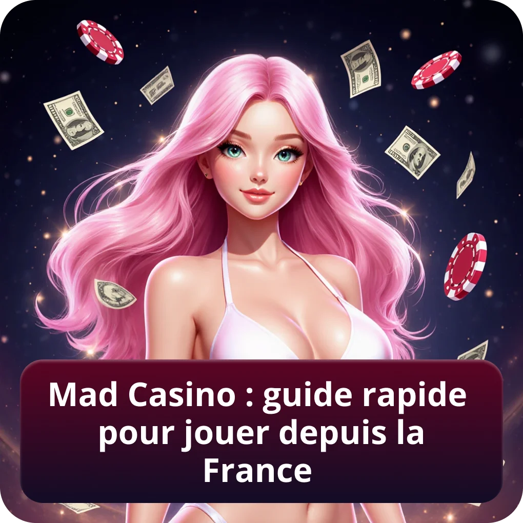 Mad Casino : guide rapide pour jouer depuis la France