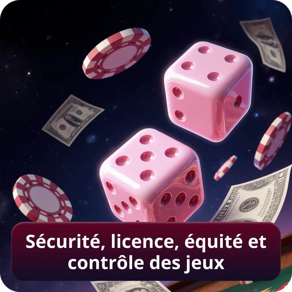 Sécurité, licence, équité et contrôle des jeux